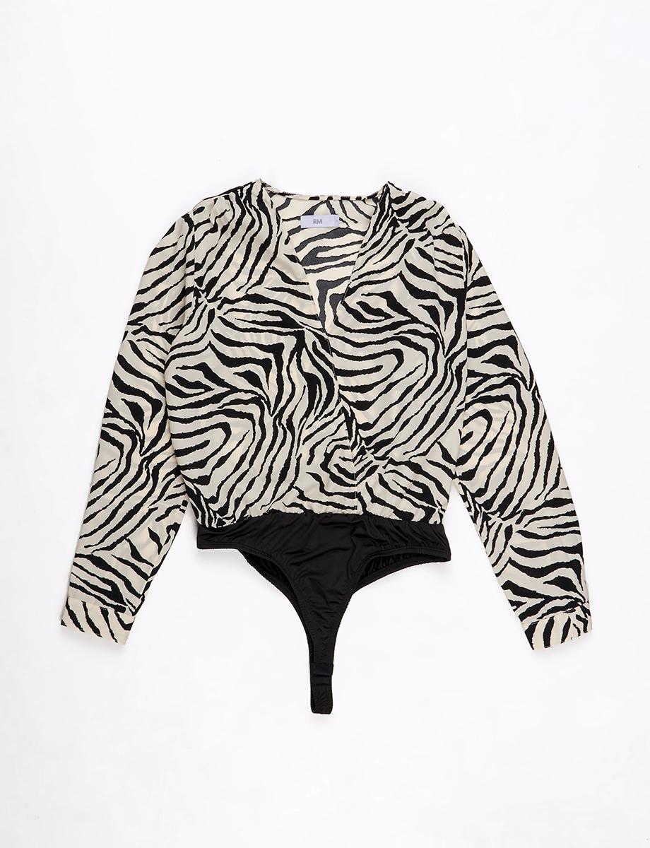 Blusa Animal Print Crudo