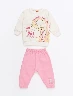 Conjunto Buzo Jirafa + Leggins Rosado Infantil Niñas – Abrigo tierno y confortable