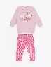 Conjunto Buzo Gatitos Rosa + Licra Mini print Corazones Rosado Niña – Set tierno y cómodo diario