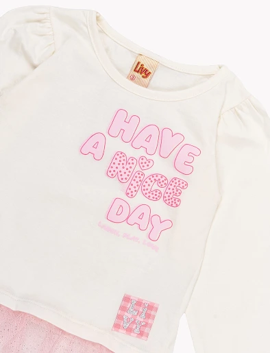 Buzo Have a Nice Day Blanco