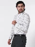 Camisa Líneas Azul con Blanco