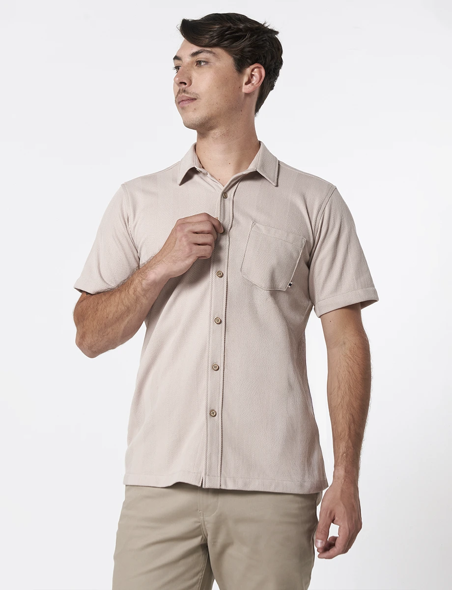 Camisa Textura Arena