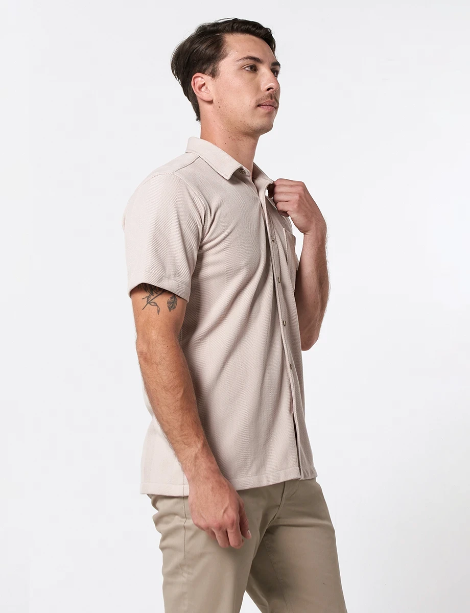Camisa Textura Arena