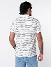 Camiseta Polo a Rayas Crudo