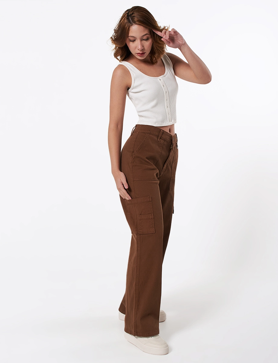 Pantalón Cargo Terracota