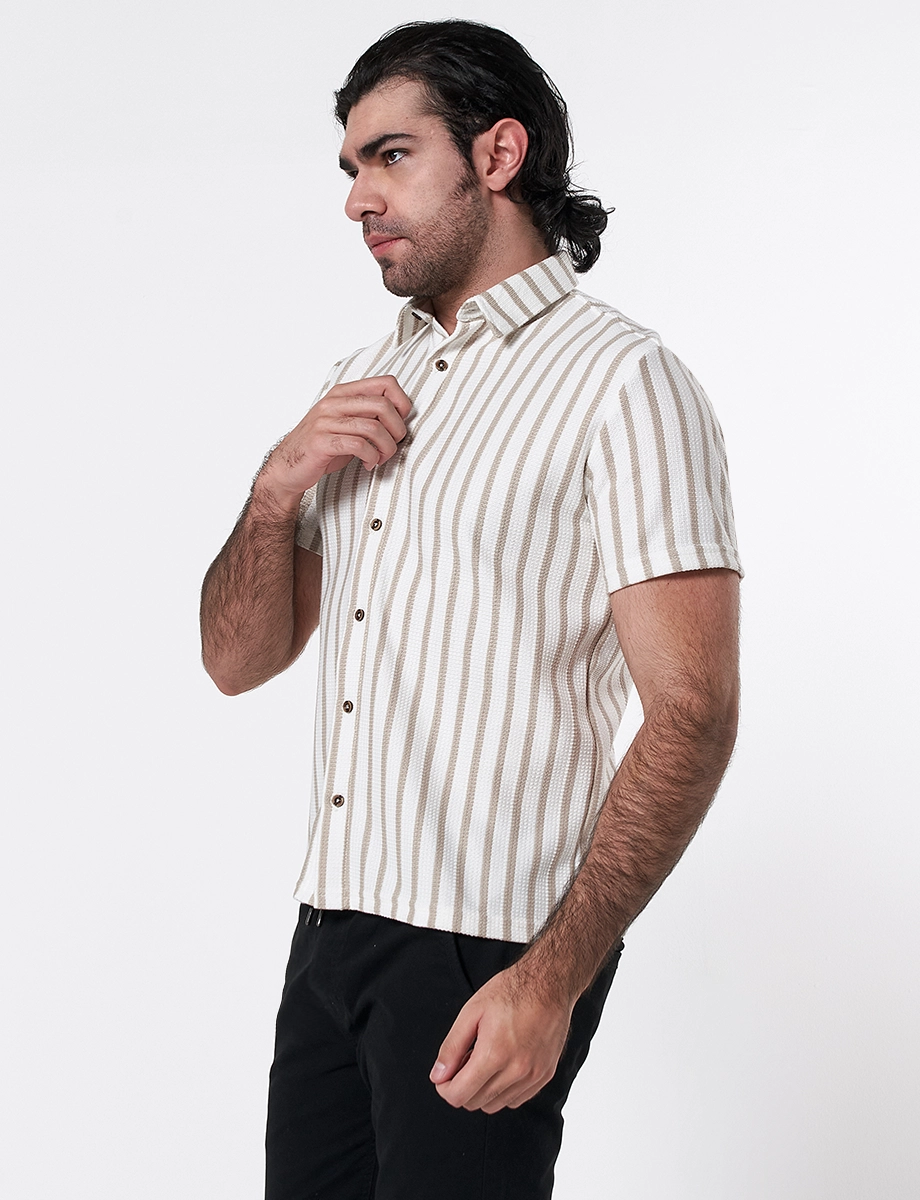 Camisa Textura Blanco
