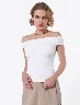 Camiseta Off Shoulder Blanco
