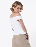 Camiseta Off Shoulder Blanco