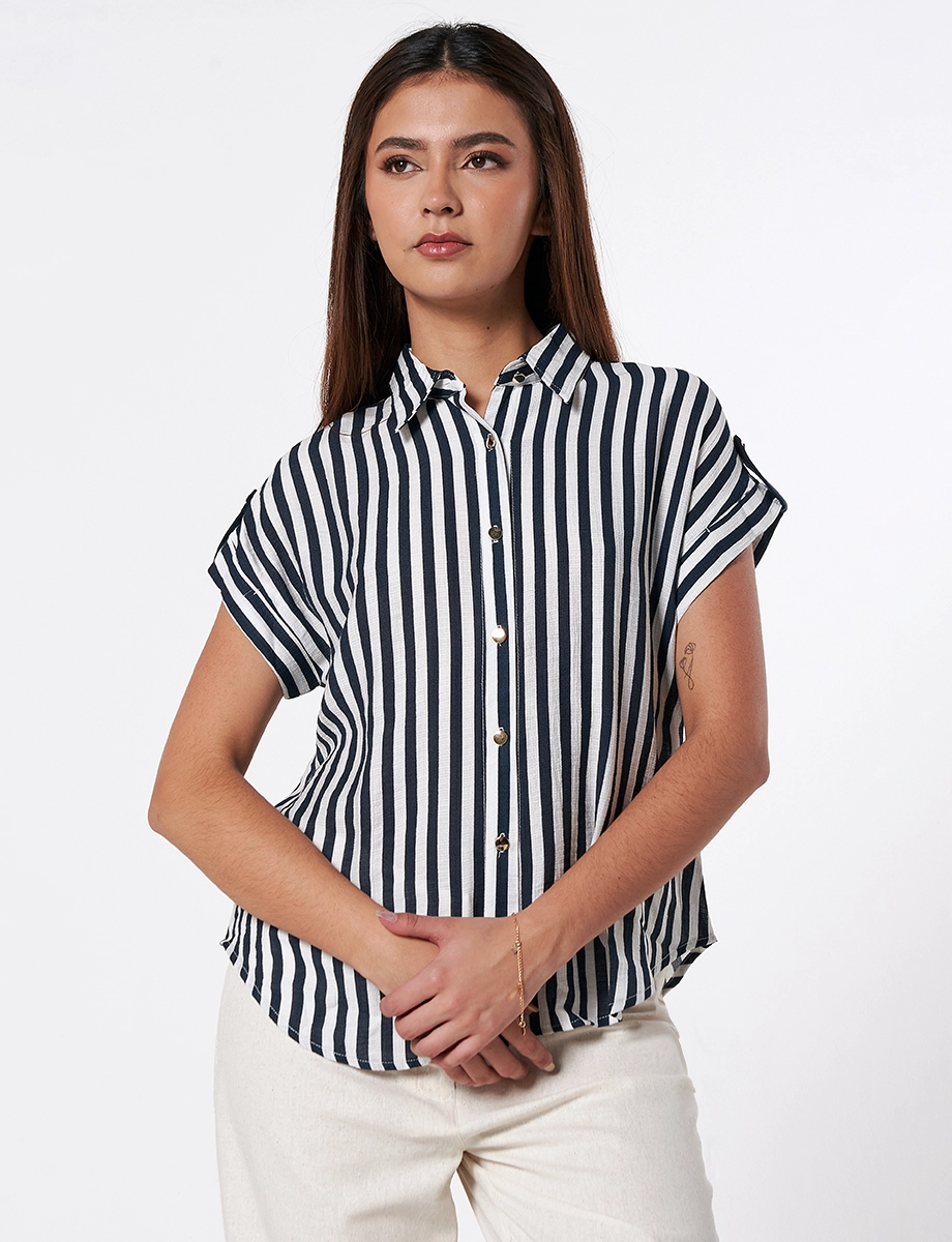 Blusa Rayas Unicolor