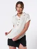 Blusa Botones Crema