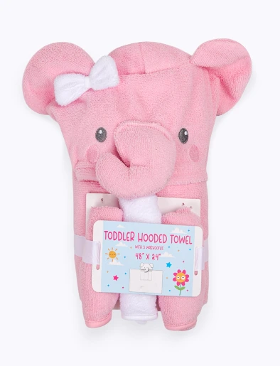 Salida de Baño Elefante Rosado