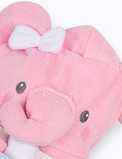 Salida de Baño Elefante Rosado