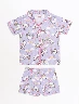Pijama Camiseta + Short Unicornio Lila
