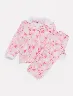 Pijama Blusa de Corazones + Pantalón Rosado Infantil Niña – Descanso cómodo y dulce