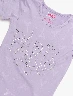 Pijama Camiseta Paris + Pantalón Lila Niña – Look nocturno dulce y confortable