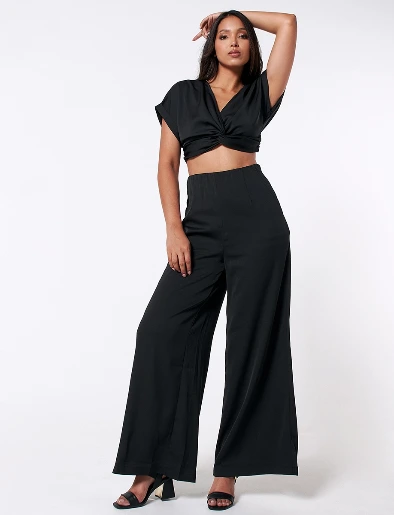 Conjunto Top + Pantalón  Negro