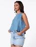 Top Denim Azul Jean Mujer – Casual y fácil de combinar
