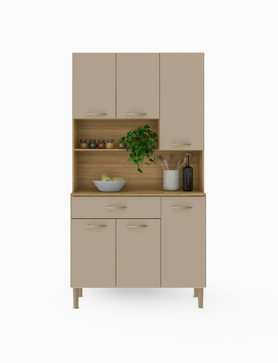 Mueble De Cocina Apolo Freijo/Vainilla | Muebles El Bosque