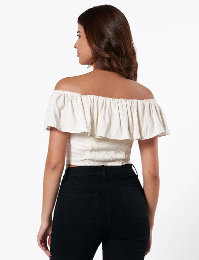 Blusa Campesina Crudo