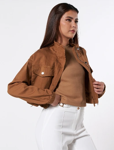 Chaqueta Corta Unicolor