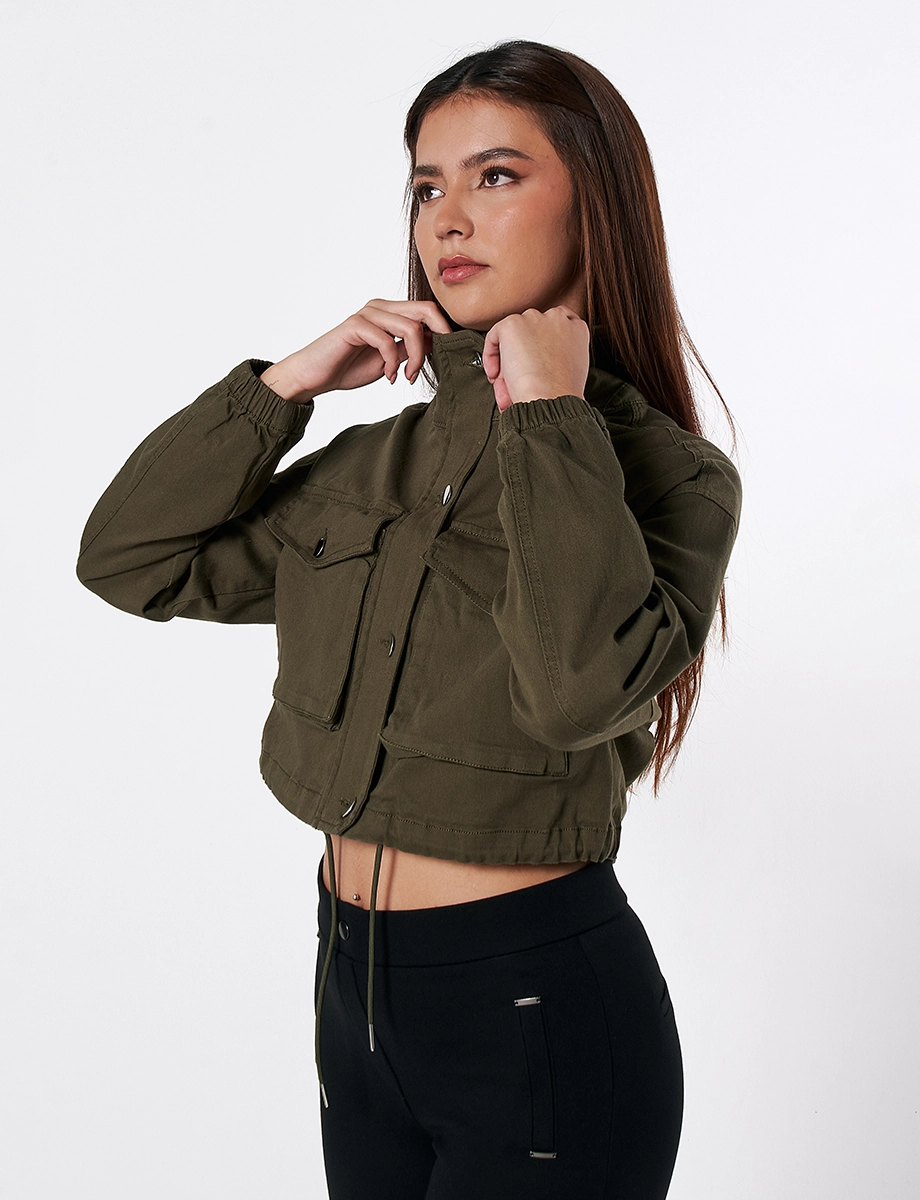 Chaqueta Juvenil Verde Oliva