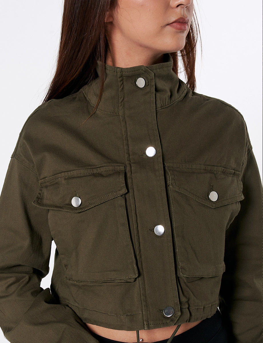 Chaqueta Juvenil Verde Oliva