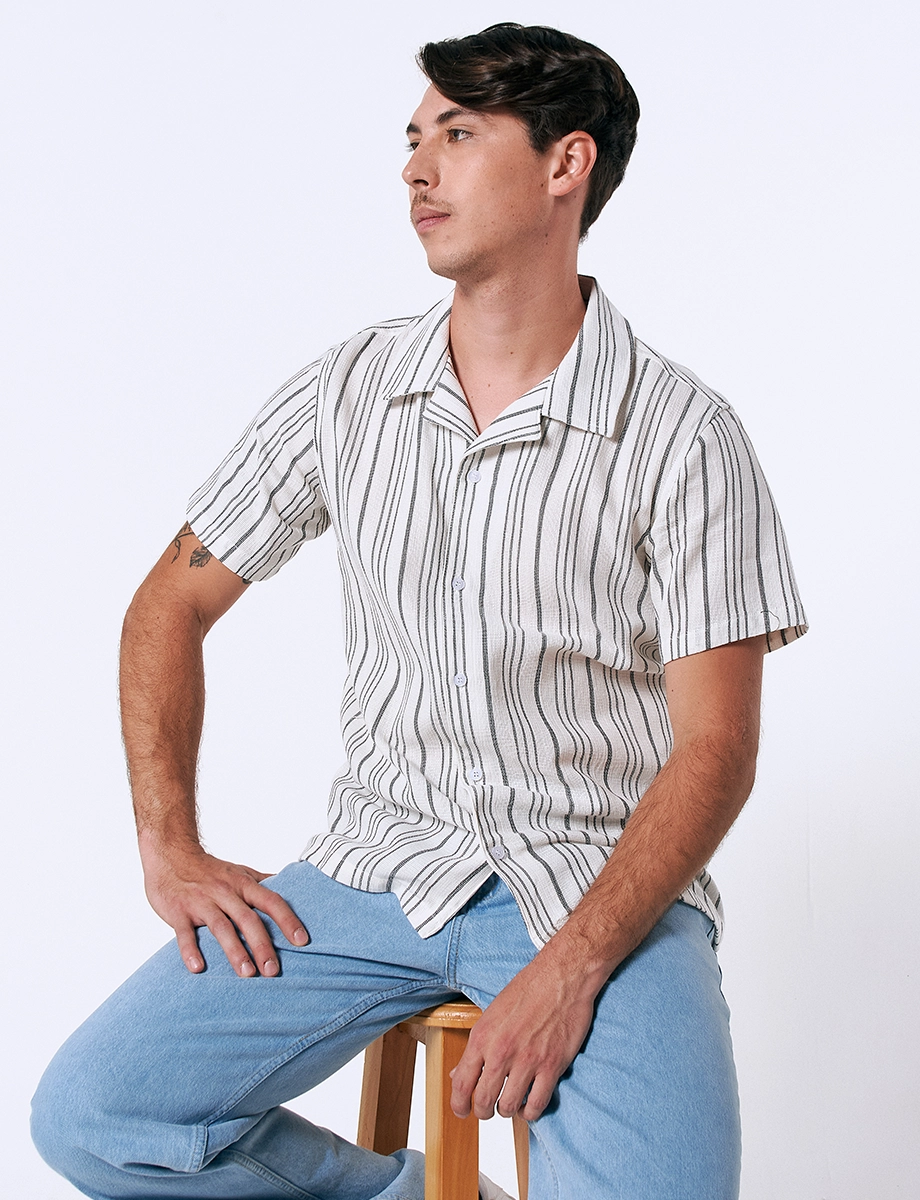 Camisa Textura Crudo