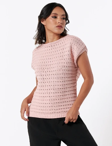 Camiseta Tejido Palo Rosa