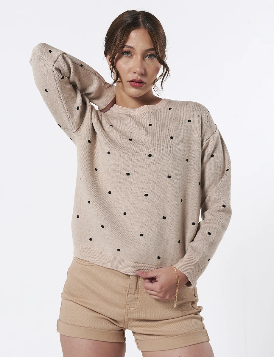 Sweater Puntos Habano