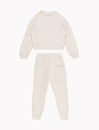 Conjunto Buzo + Pantalón Llano Crudo
