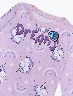 Pijama Buzo + Pantalón Print Unicornio Lila Niña – Descanso suave con diseño fantástico