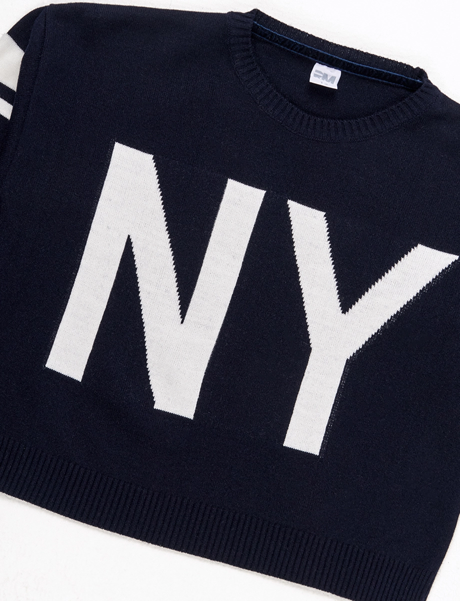 Sweater NY Azul