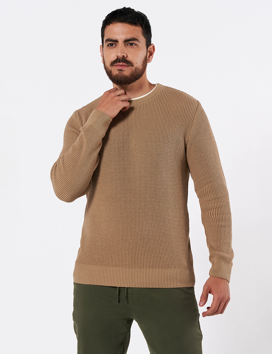 Sweater Textura Camel