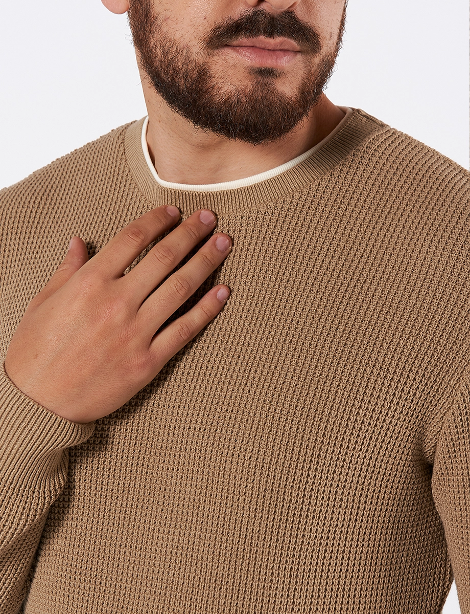 Sweater Textura Camel