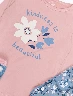 Pijama Buzo Estampado + Pantalón Flores + Medias Niña – Descanso cálido y cómodo