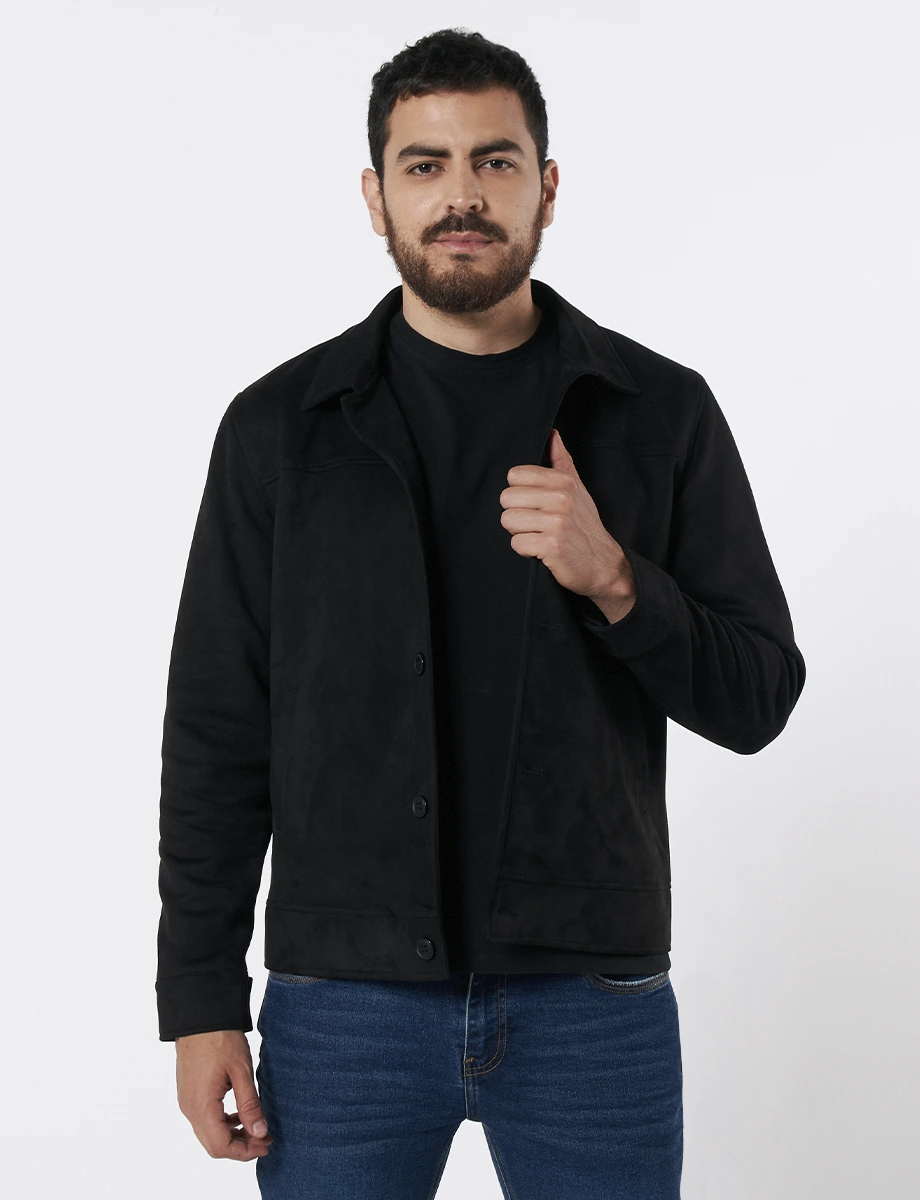 Chaqueta Llana Negro