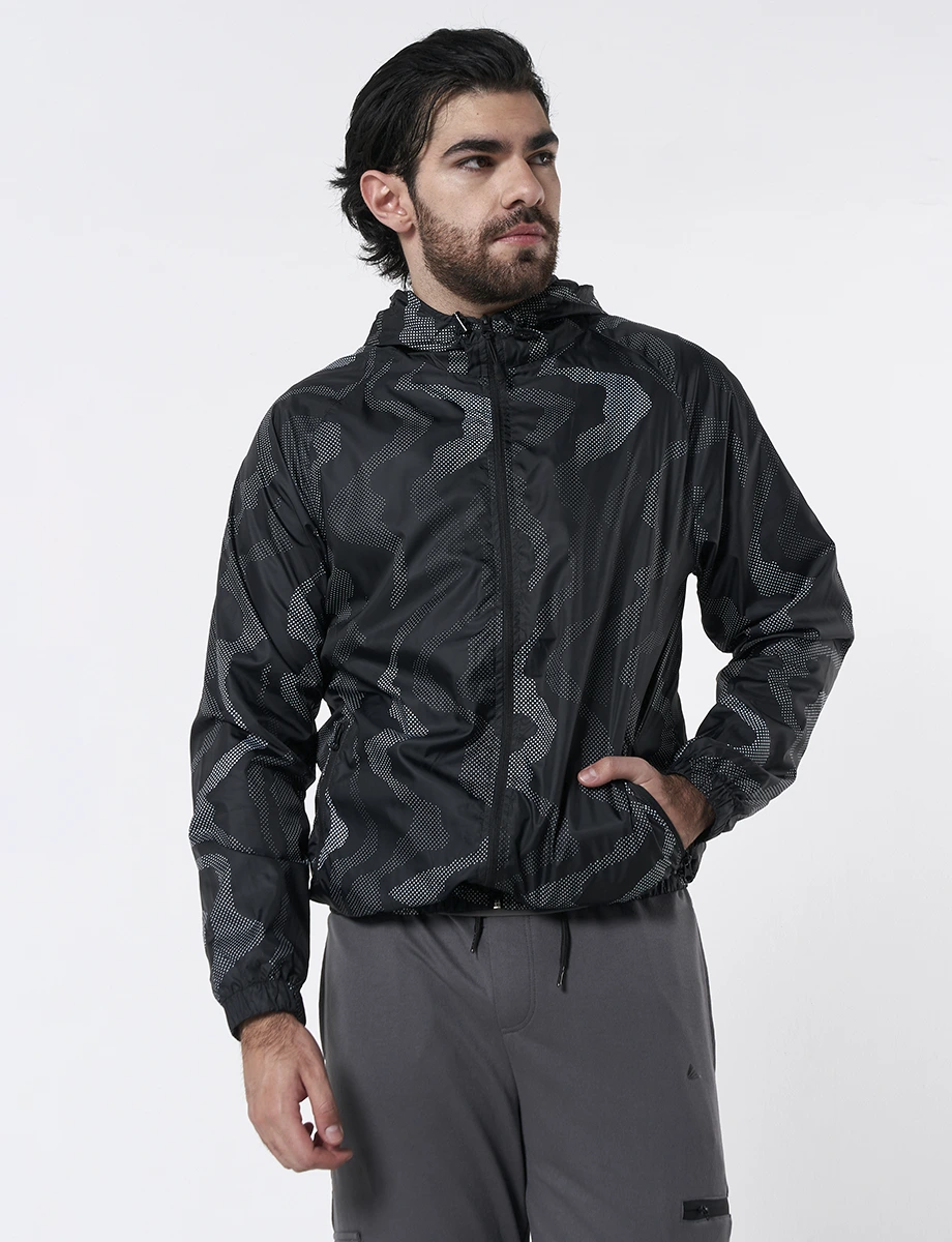 Chompa Sport con Capucha Negra