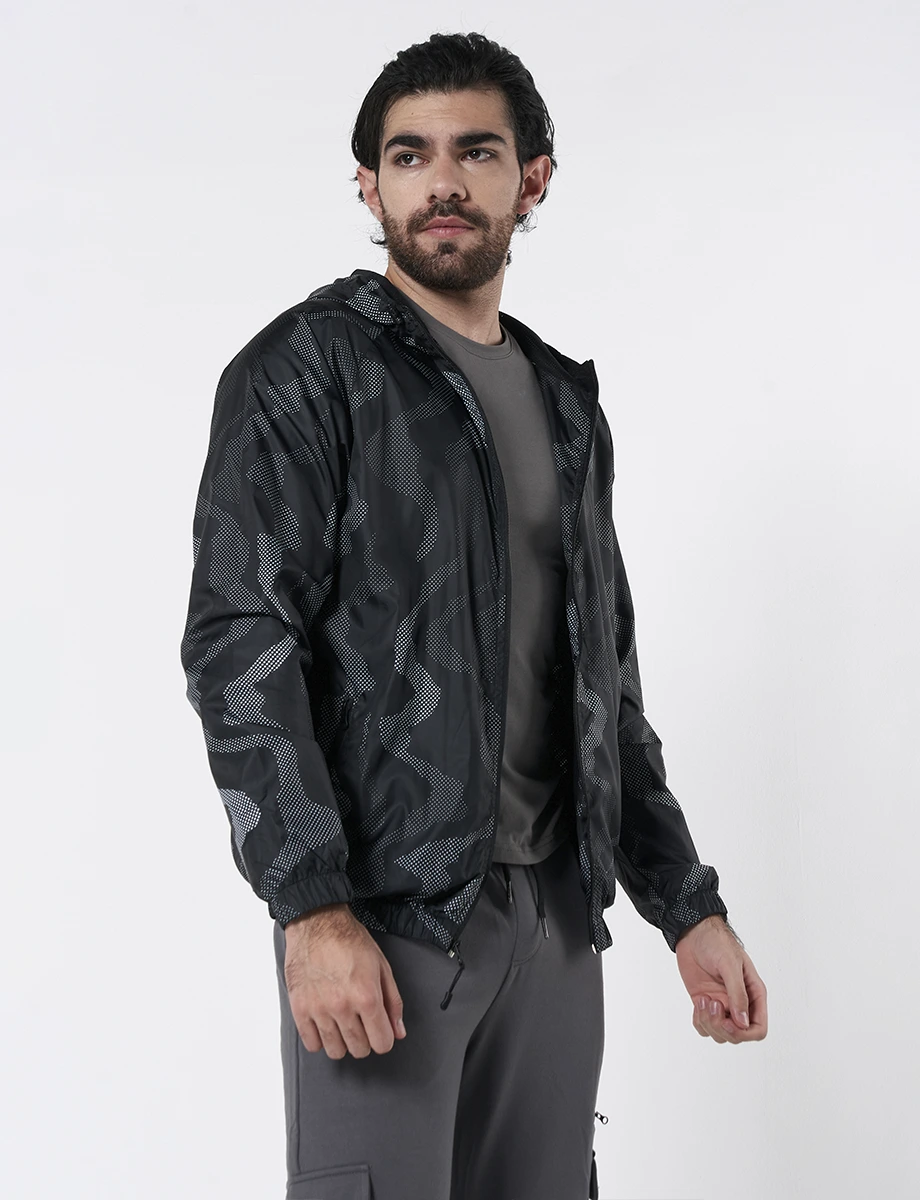 Chompa Sport con Capucha Negra