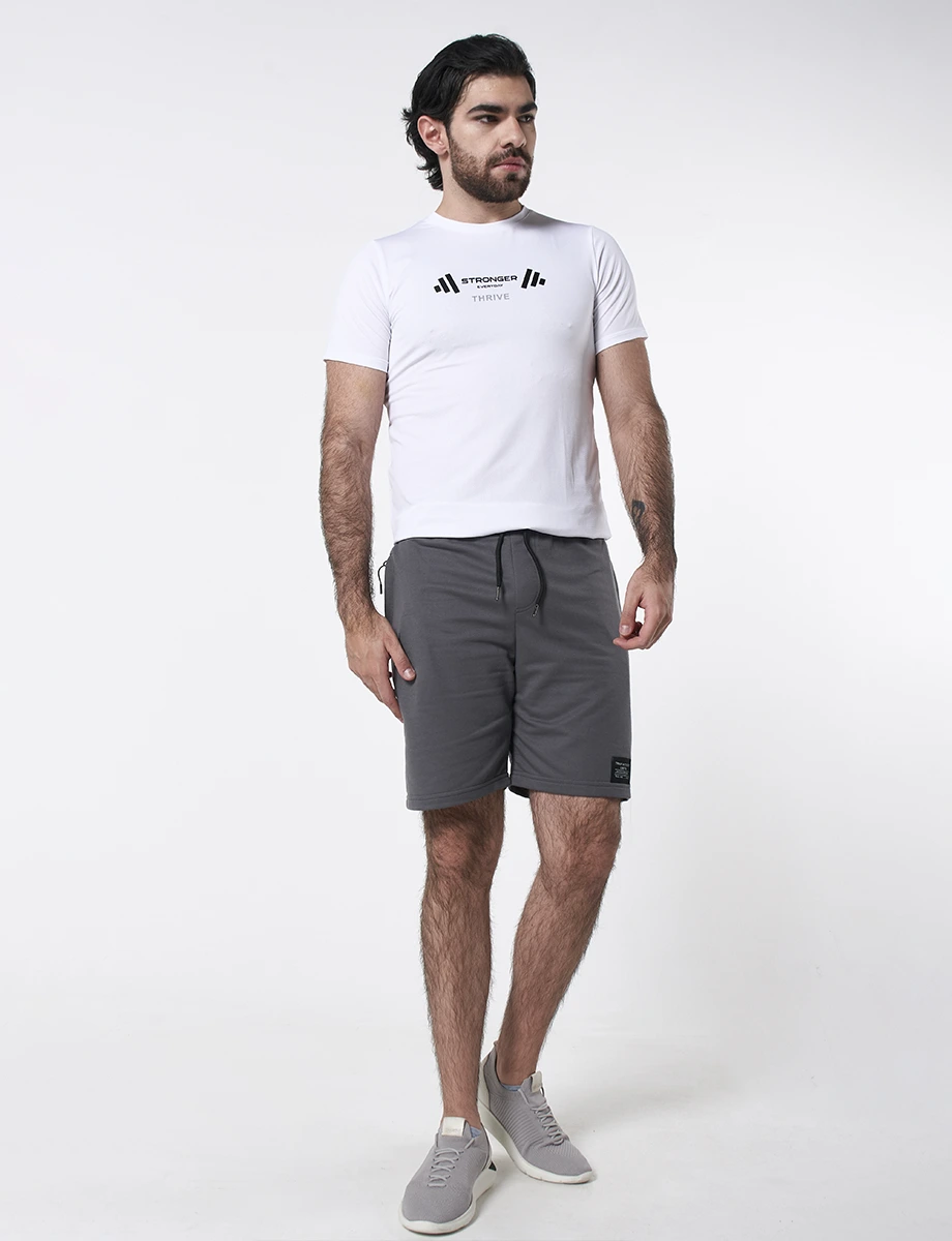 Bermuda Sport Gris Medio