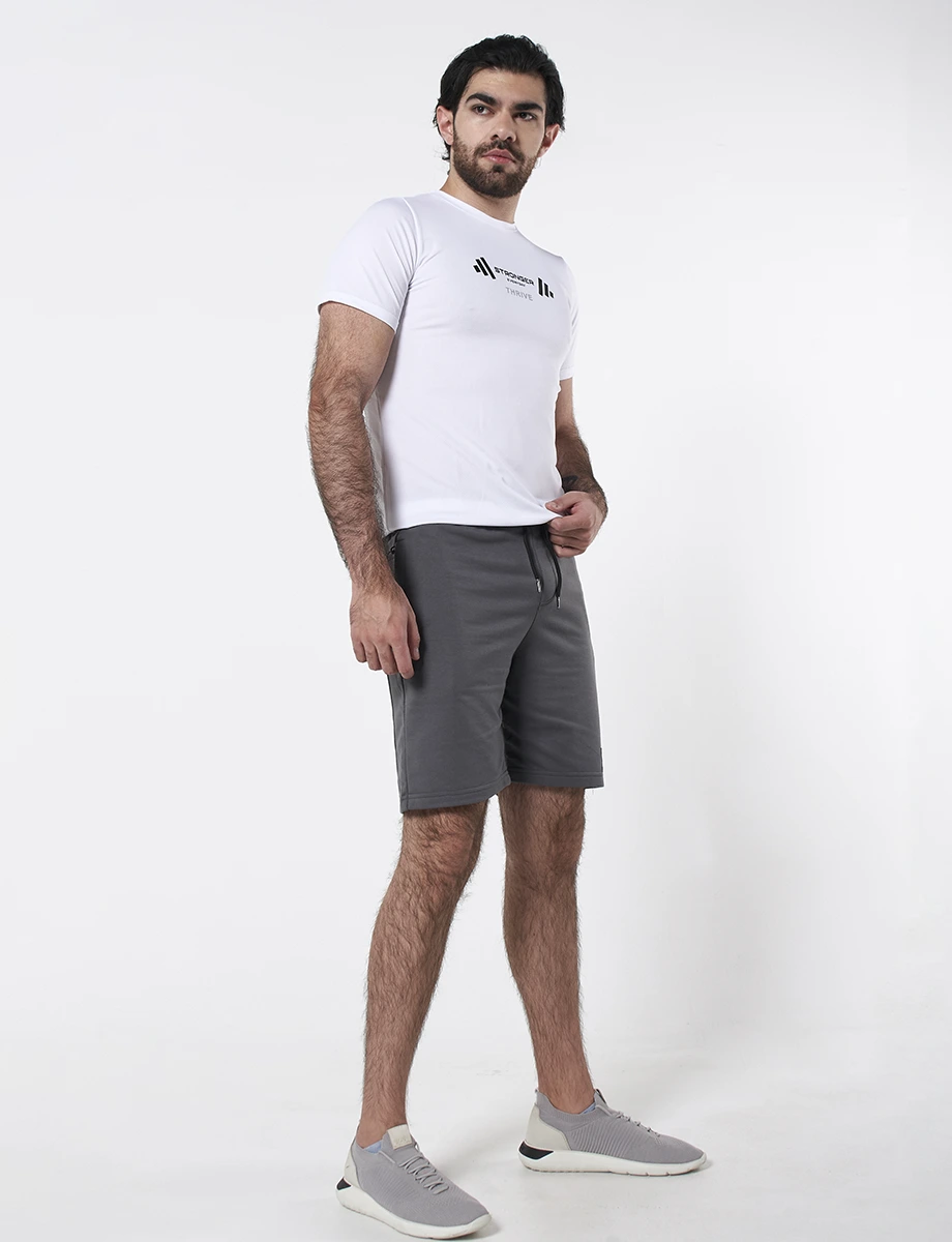 Bermuda Sport Gris Medio