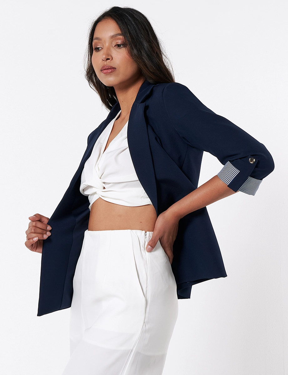 Blazer Manga 3/4 Unicolor