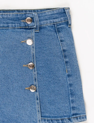 Falda Short Azul