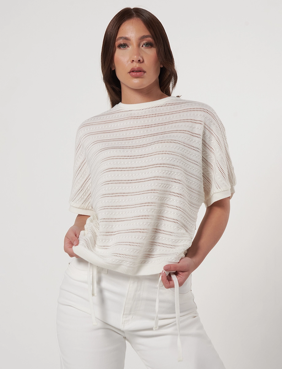 Sweater Kimono Crudo