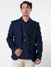 Blazer Textura Azul Marino Hombre – Corte moderno y distinguido