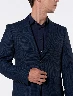 Blazer Textura Azul Marino Hombre – Corte moderno y distinguido