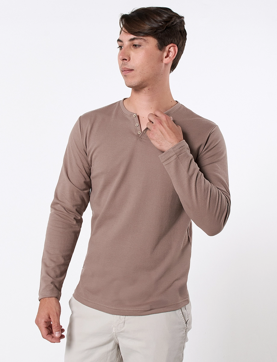 Buzo Llano Taupe