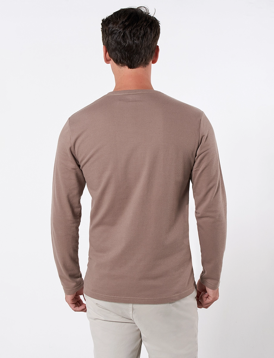 Buzo Llano Taupe
