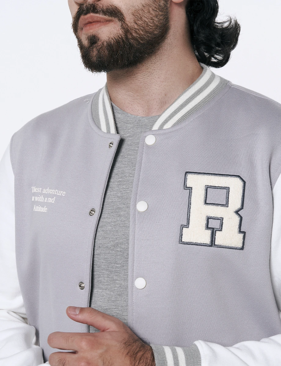 Chaqueta Bomber Combinada