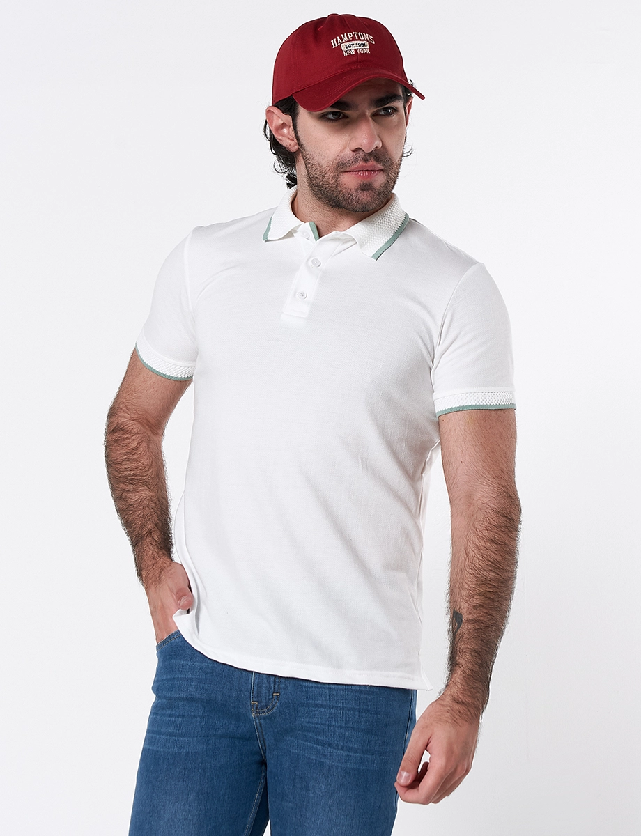 Camiseta Polo Crudo