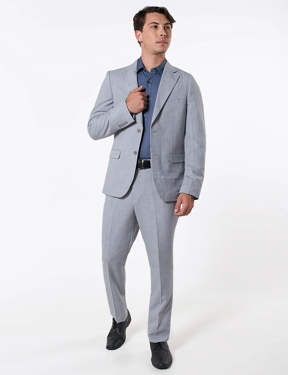 Terno Slim 2 Piezas Gris Hombre – Elegancia moderna y ajustada